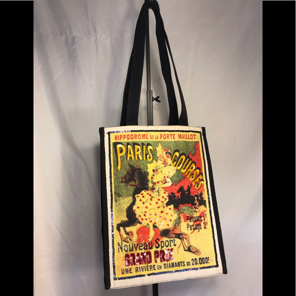 🔆 Canvas artsy tote bag
